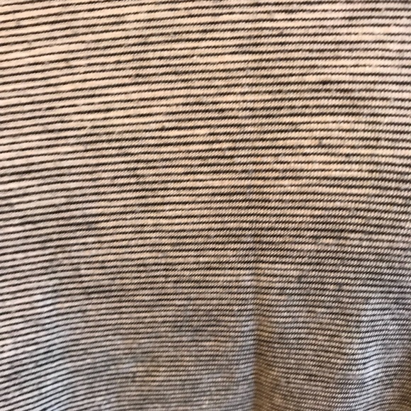 Lularoe Classic Tee Black and Gray Striped - Picture 2 of 3
